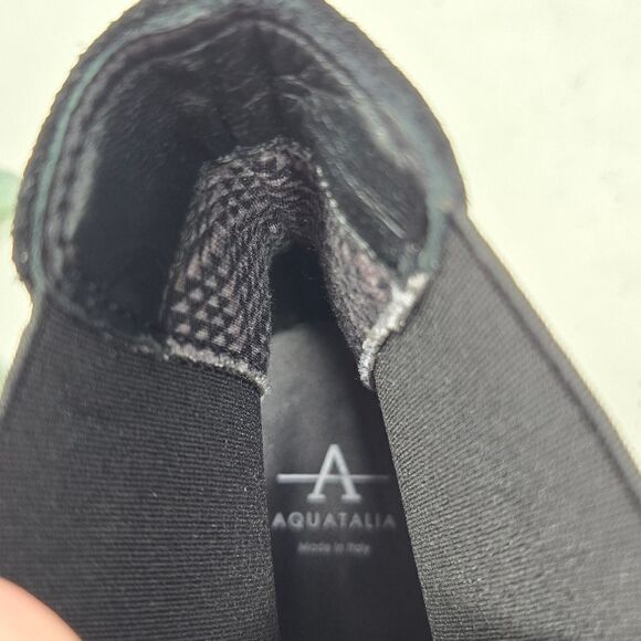 AQUATALIA Tamera Suede Slip On Classic Chelsea Boots 8.5 - Picture 14 of 14